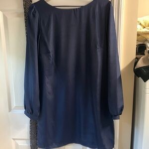 Navy dress NWT pink Owl cute back detail Medium